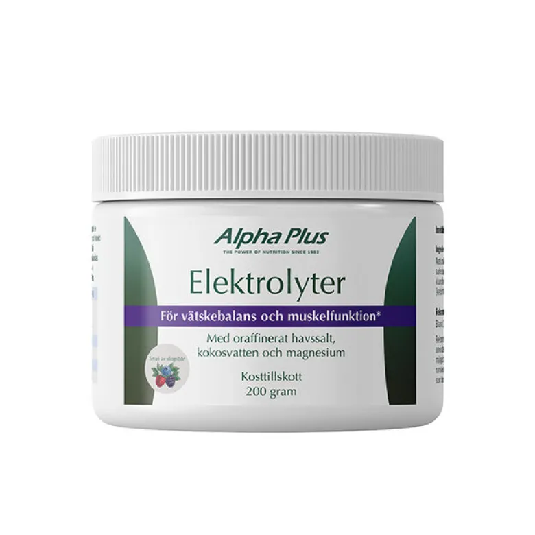 Alpha Plus Elektrolyter Skogsbär 200 g