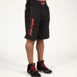 Augustine Old School Shorts, Black/Red