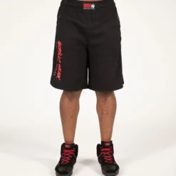 Augustine Old School Shorts, Black/Red