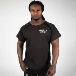 Augustine Old School Work Out Top, Black