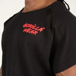 Augustine Old School Work Out Top, Black/Red