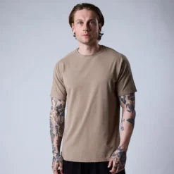 Bamboo t-shirt, Dark khaki