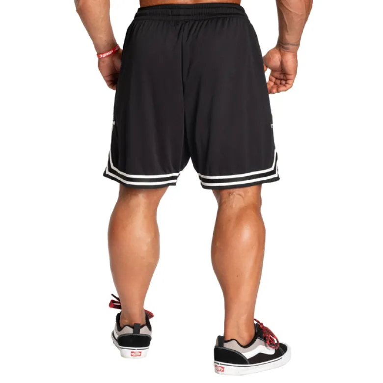Basketball Shorts, Black/White