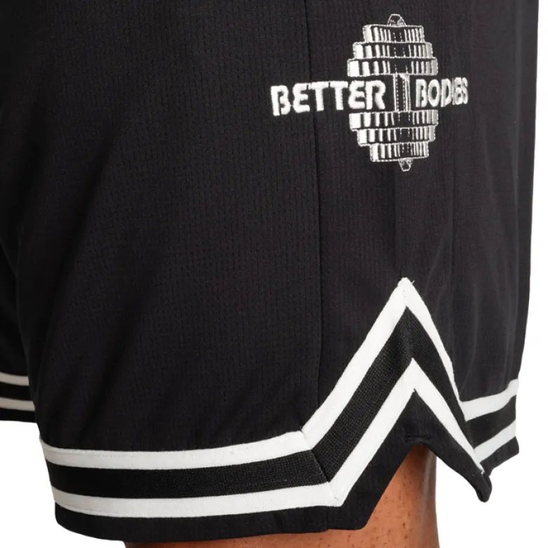 Basketball Shorts, Black/White