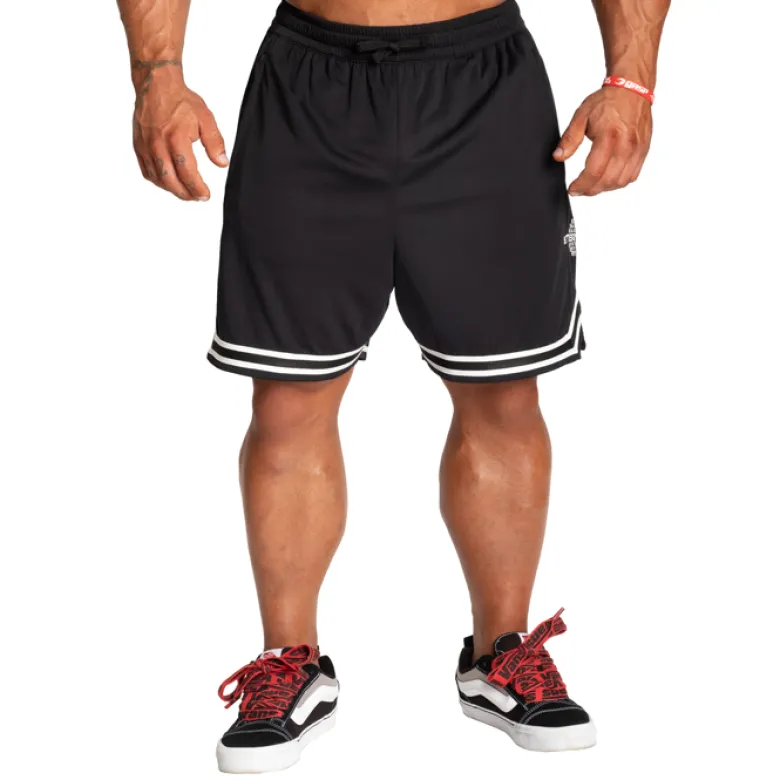 Basketball Shorts, Black/White