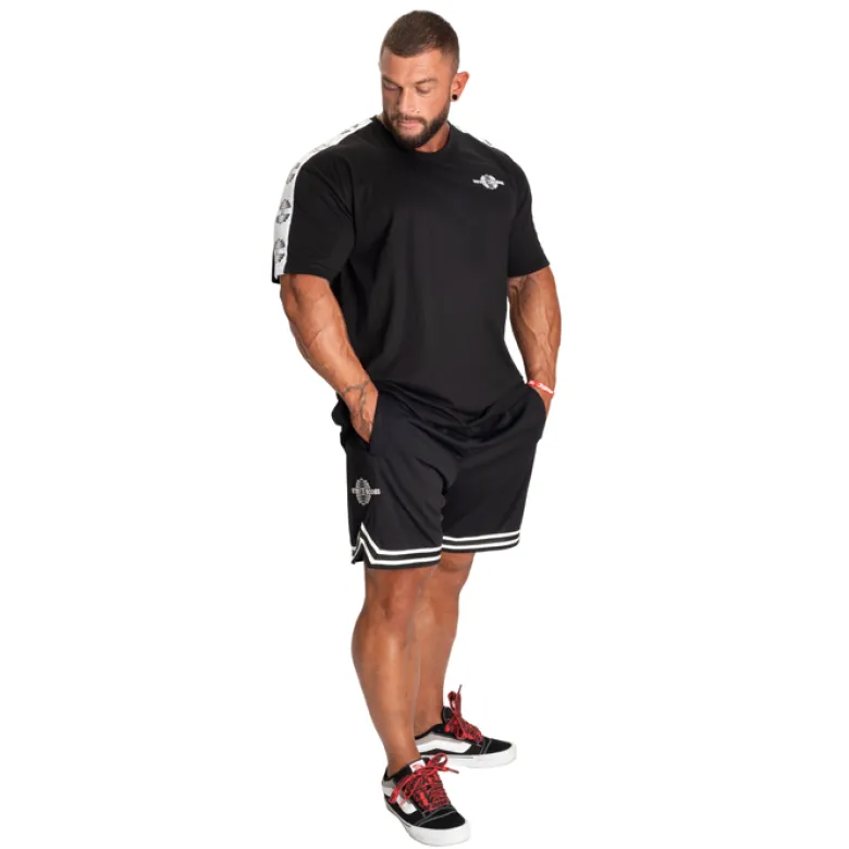 Basketball Shorts, Black/White