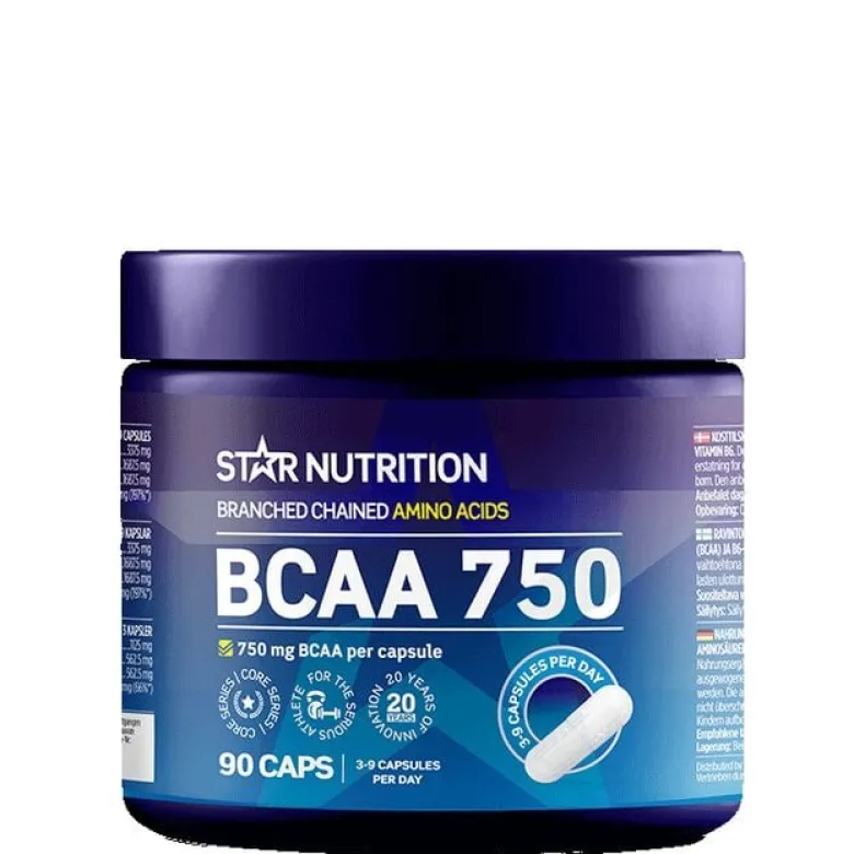 BCAA 750 Kapsler 90 stk