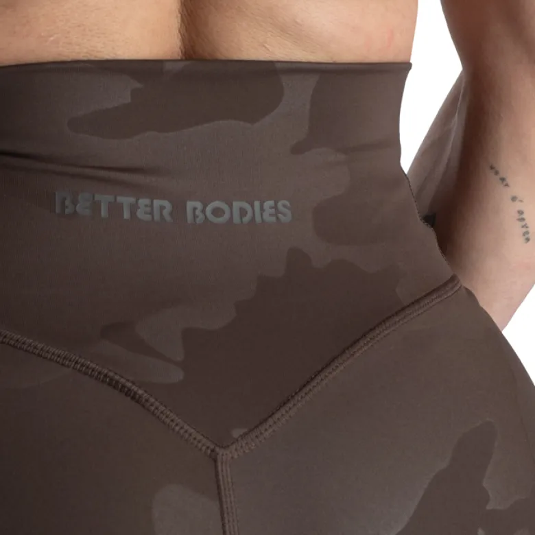 Better Bodies Shorts, BB standard shorts, Timber Camo