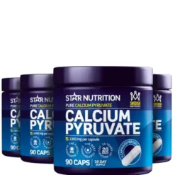BIGBUY 4 x Calcium Pyruvate Fettforbrenner 90 kapsler