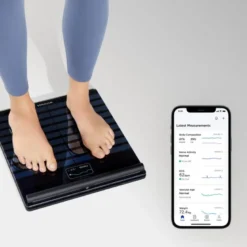 Body Scan Diagnostisk Personvekt Svart