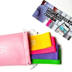Booty Builder Minibands Rosa 4-Pakk