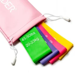 Booty Builder Minibands Rosa 4-Pakk