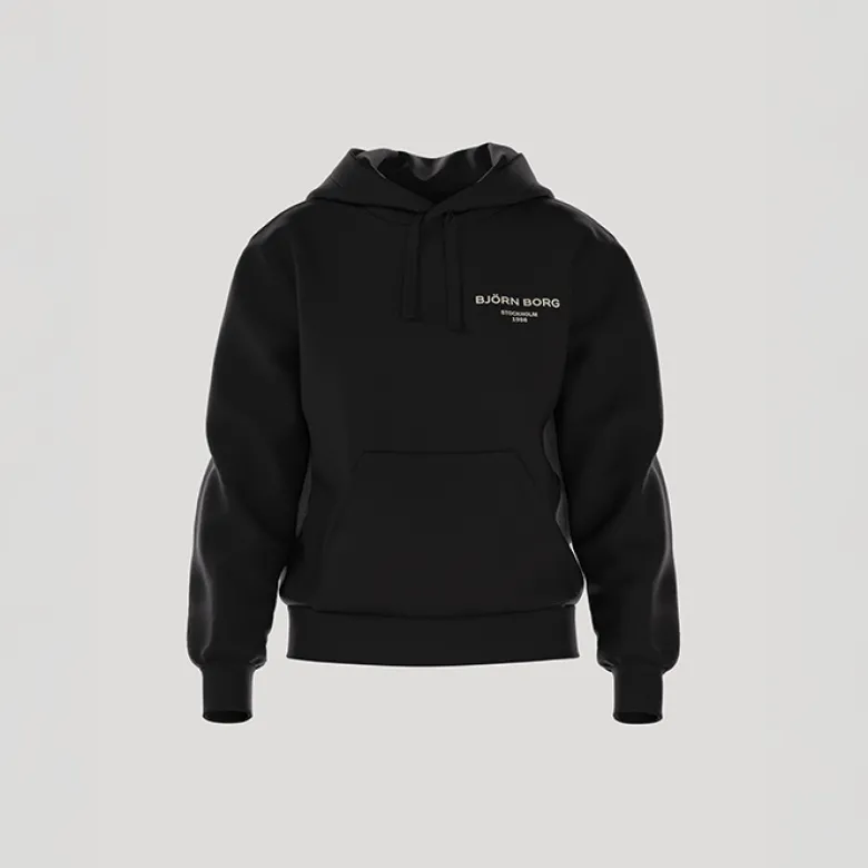 Borg Essential 1 Hoodie, Black Beauty