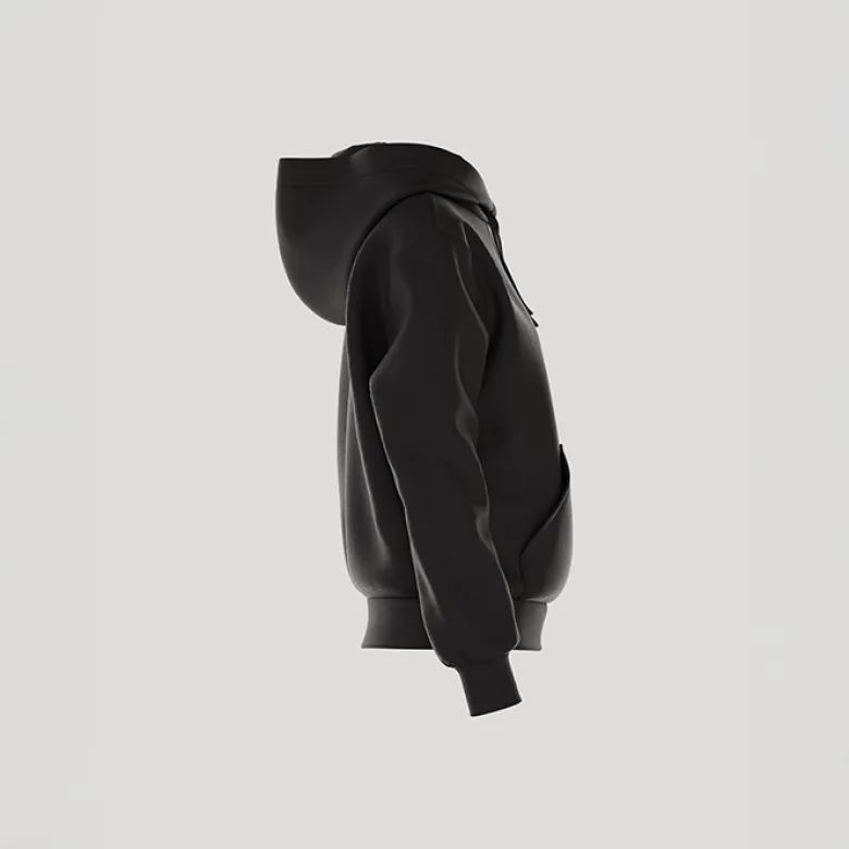 Borg Essential 1 Hoodie, Black Beauty