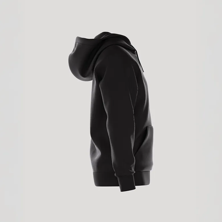 Borg Essential 4 Hoodie, Black Beauty