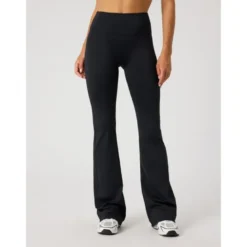 Borg Flare Tights, Black Beauty