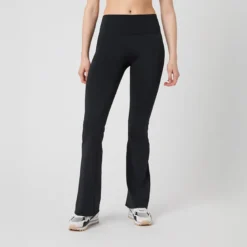 Borg Flare Tights, Black Beauty
