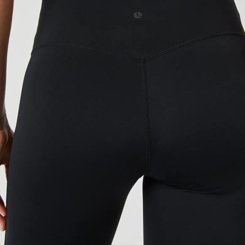 Borg Flare Tights, Black Beauty