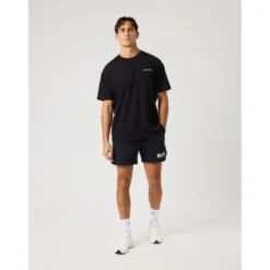 Borg Gym Oversized T-shirt, Black Beauty