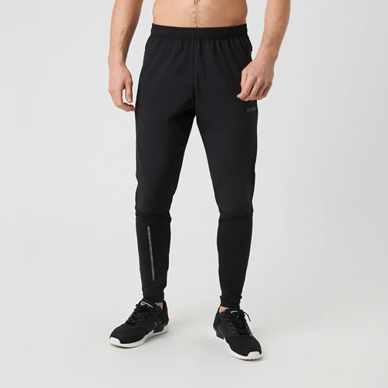 Borg Running Pants, Black Beauty