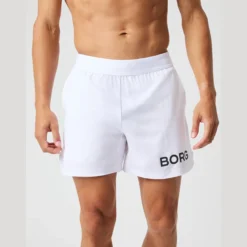 Borg Short Shorts, Brilliant White
