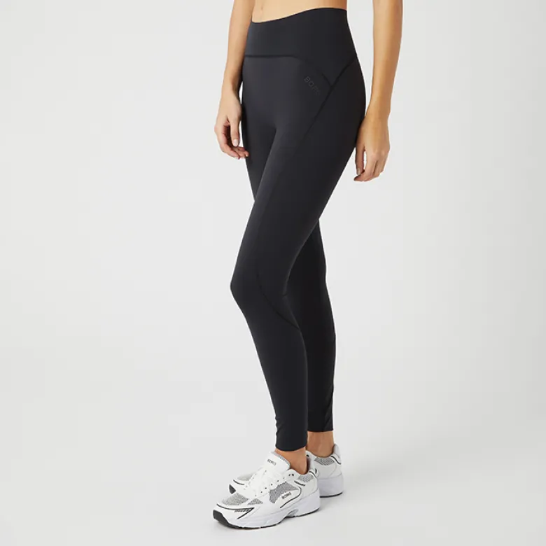 Borg Sleek Tights, Black Beauty