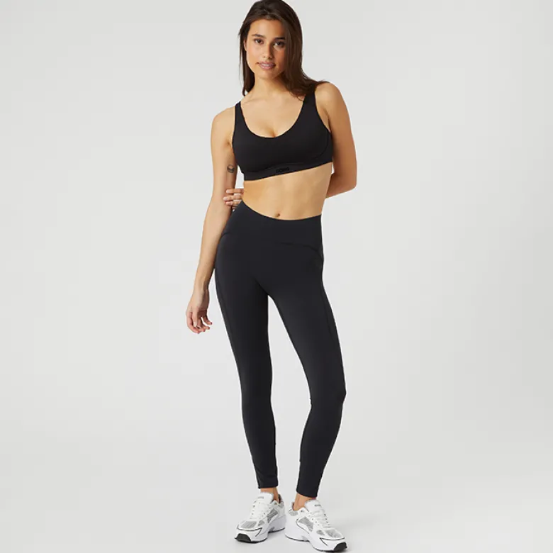 Borg Sleek Tights, Black Beauty