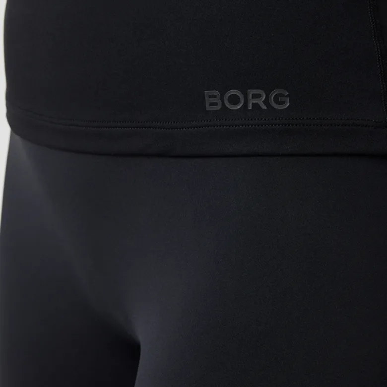 Borg Soft Racerback Tank Top, Black Beauty