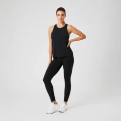 Borg Sports Tank Top, Black Beauty