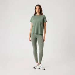 Borg Sports T-Shirt, Agave Green
