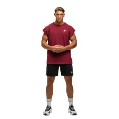 Bouse Cut Off Tank Top, Burgundy