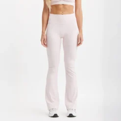 Butter Soft Flare Tights Pink Blush