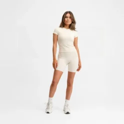 Butter Soft Tee Cream White