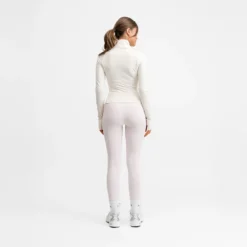 Butter Soft Zip Cardigan Cream White