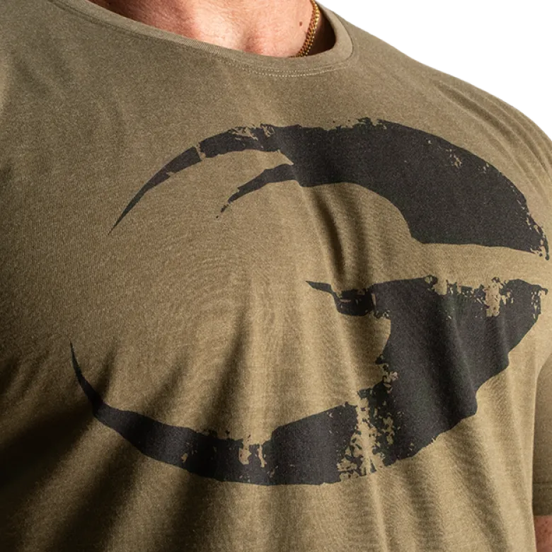 Cadet Tee, Army Green Melange