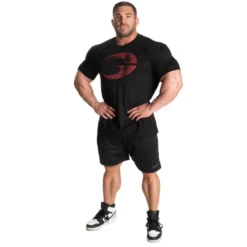 Cadet Tee, Black/Red