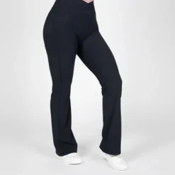 Carmen Flared Leggings, Black
