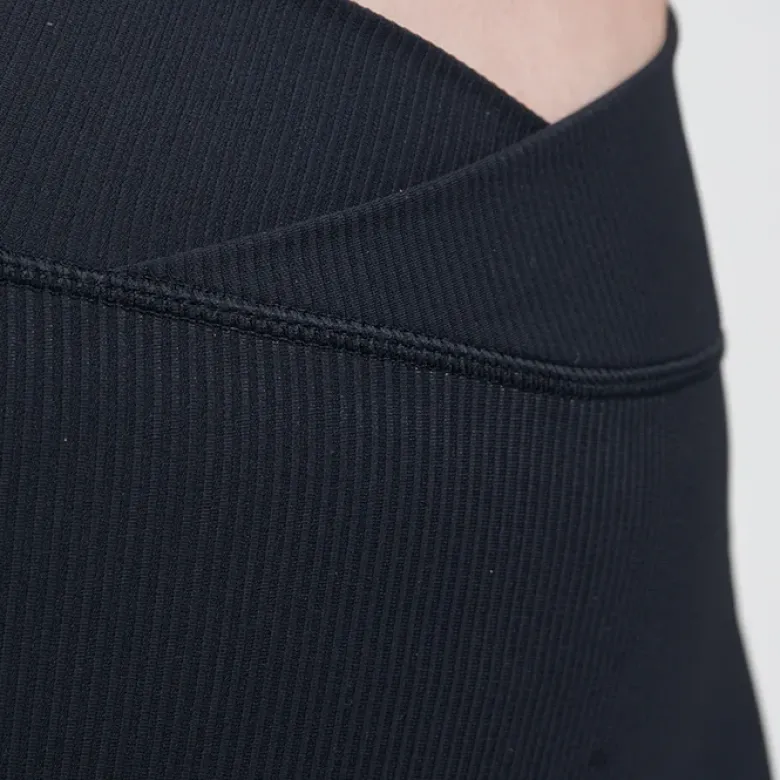 Carmen Flared Leggings, Black