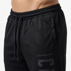 Chained Straight Mesh Pants Black/Black