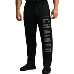 Chained Straight Mesh Pants Black/Grey