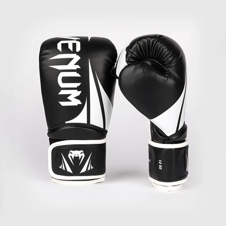 Challenger 2.5 Boxing Gloves Black/White, 10oz