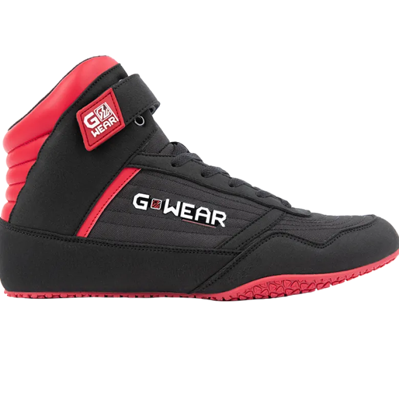 Classic High Tops, black/red