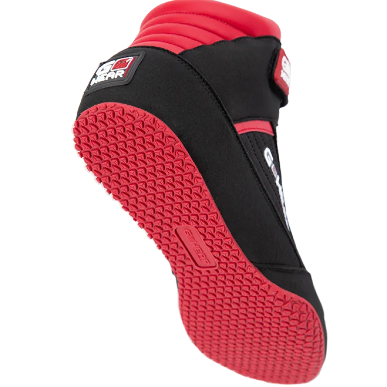 Classic High Tops, black/red