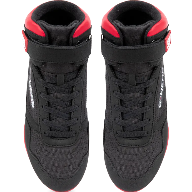 Classic High Tops, black/red