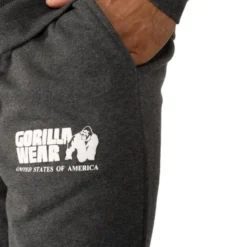 Classic Oversized Sweatpants, Dark Grey Melange