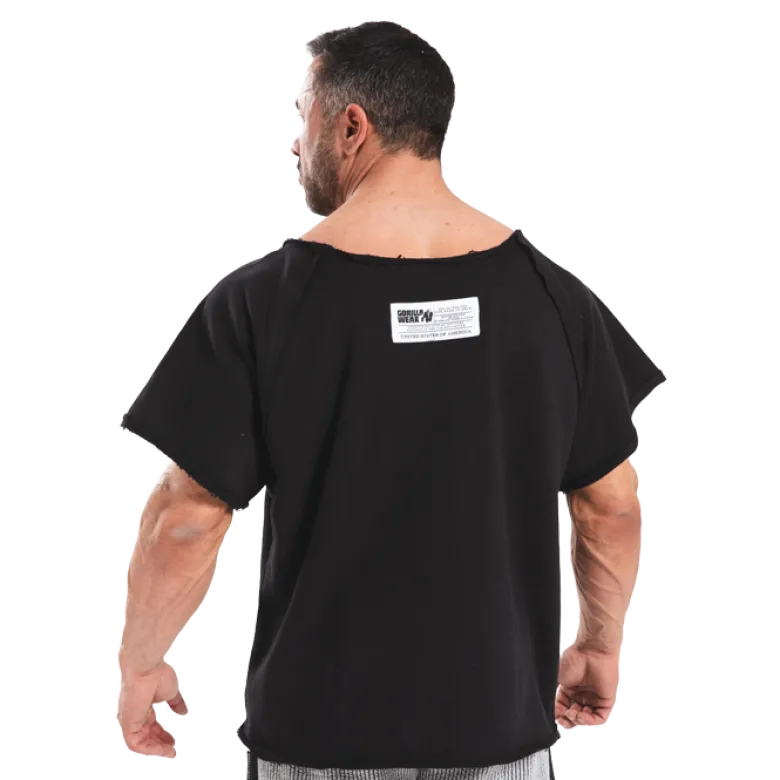 Classic Workout Top, Black/Gold