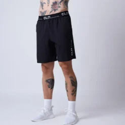 CLN Dino Stretch Shorts, Black