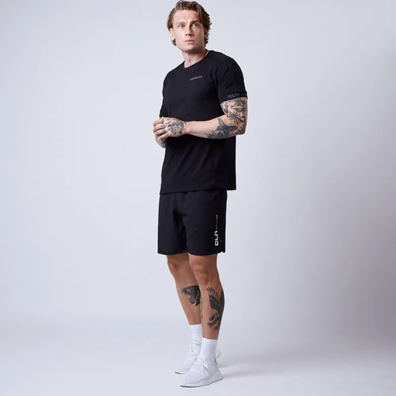 CLN Dino Stretch Shorts, Black