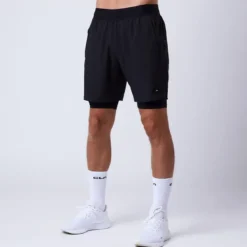 CLN Rep 2 in 1 Shorts, Black