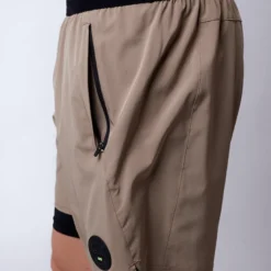 CLN Rep 2 in 1 Shorts, Dark Khaki